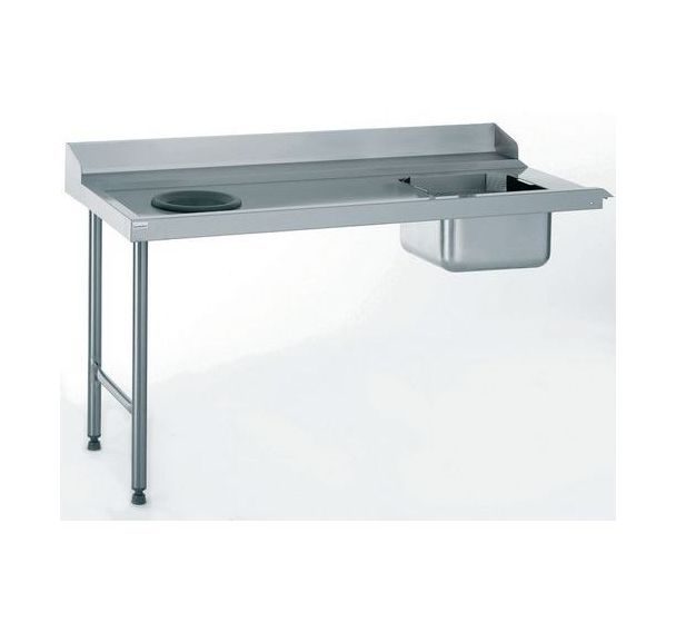 Table d'entrée, plage, dosseret, TVD - Raccord droite 1600mm