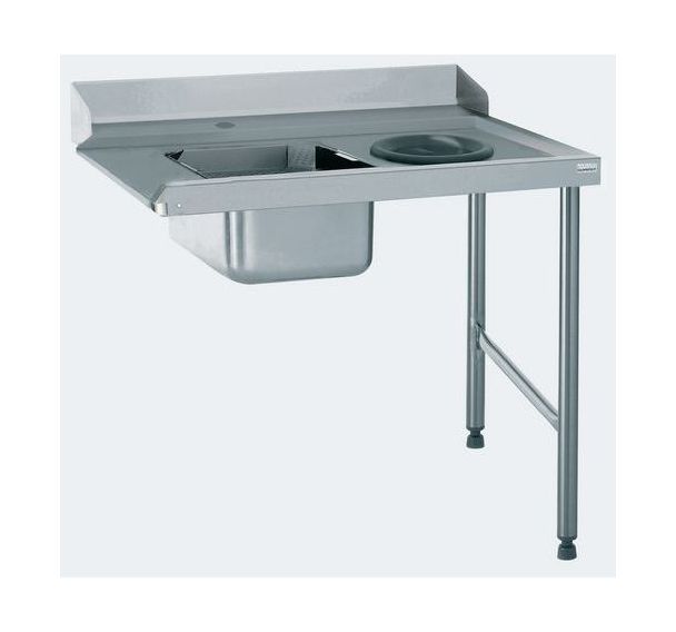 Table d'entrée, plage, dosseret, TVD - Raccord gauche 1100mm