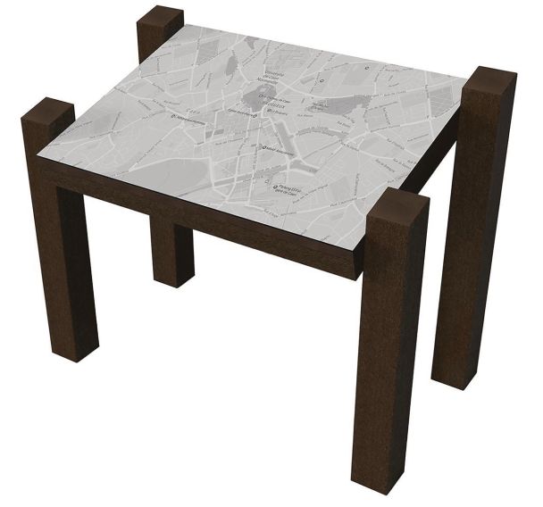 Table d'information 4 pieds Espace Urbain