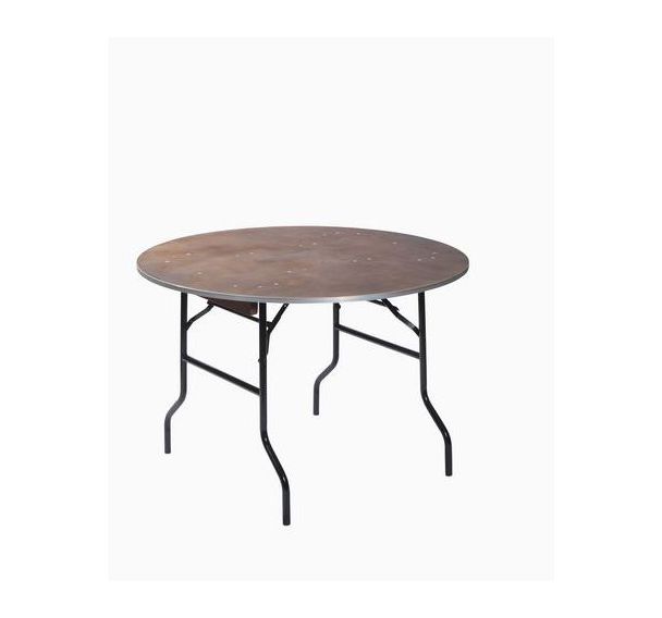 Table de banquet pliable en bois ronde - Veba