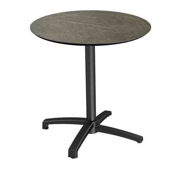 Table de bistrot pliable X CROSS - Forme ronde - Veba