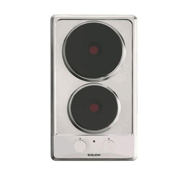 Table de cuisson électrique GLEM - GT320IX - L.29 cm-inox