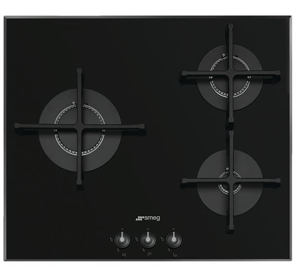 Table de cuisson gaz-Puissance de raccordement 6900 W-Smeg-PV163B3