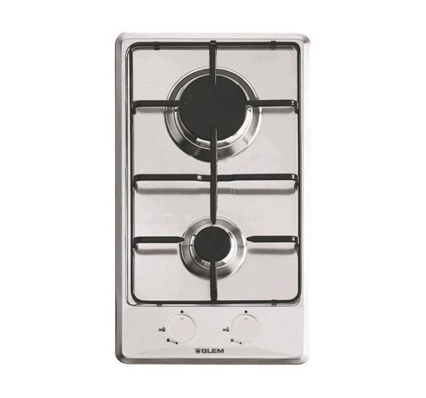 Table de cuisson gaz GLEM - GT32IX - L.29 cm-inox