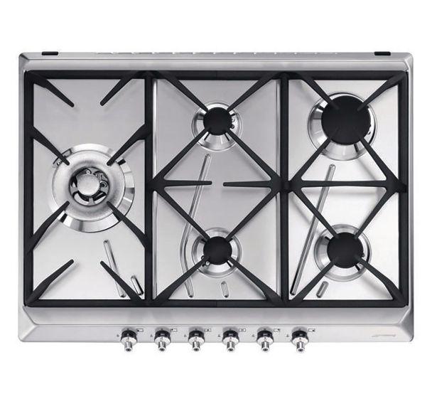 Table de cuisson gaz SMEG 11300 W - SE775GH5