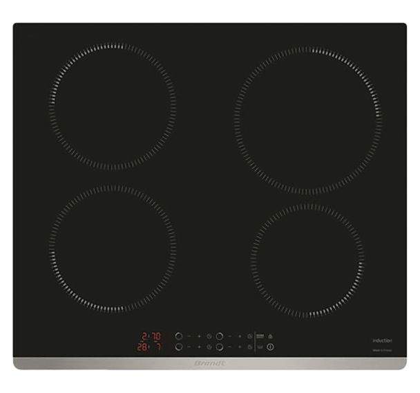 Table de cuisson induction - 7400 W - Brandt - BPI1641UX