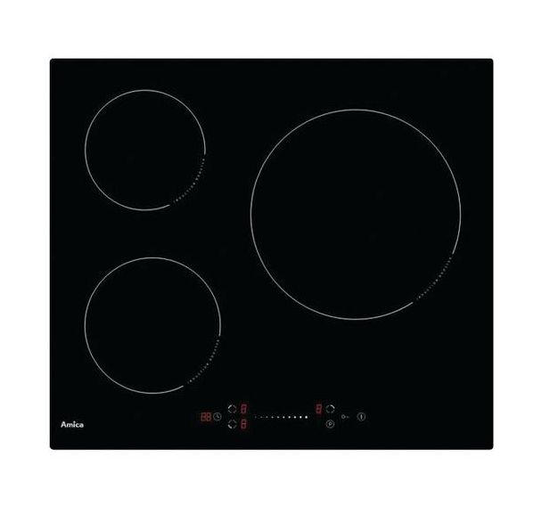 Table de cuisson induction AMICA-AI3537-59 cm-Noir