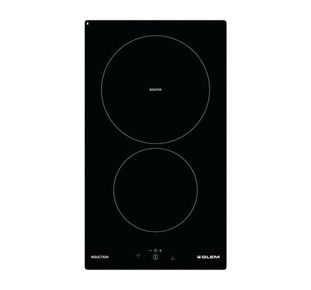 Table de cuisson induction GLEM - GTI322 - L.29 cm-noir