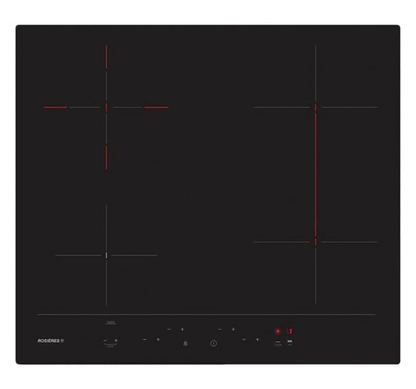 Table de cuisson vitrocéramique - 6500 W - Rosieres - RH64DBCP/2