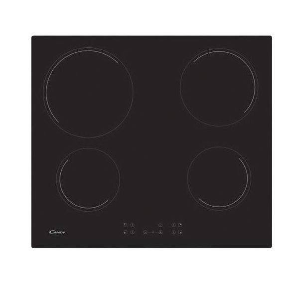 Table de cuisson vitrocéramique CANDY-CC64CH-59 cm-Noir