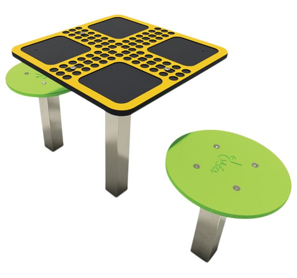 Table de jeu petits chevaux inclusive