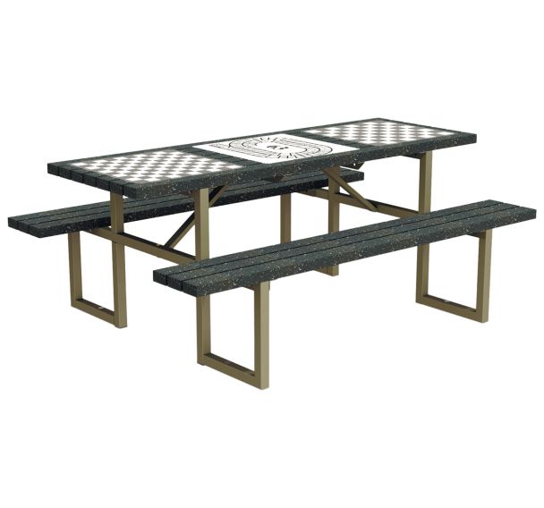 Table de jeux Syrah 190 cm Ipra/alu - Urbemob
