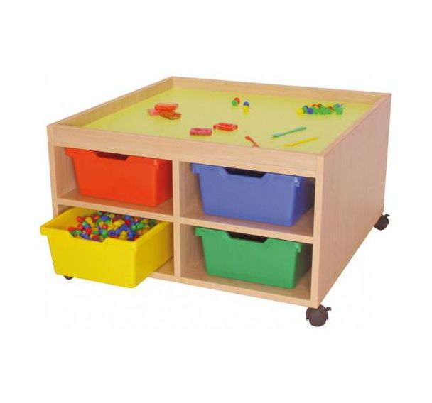 Table de jeux et de rangement