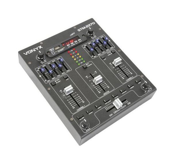 Table de mixage 4 canaux Effets Sound SD/USB/MP3/BT - STM2270