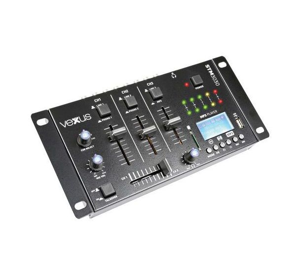 Table de mixage 4 canaux USB/MP3/BT/REC - STM3030