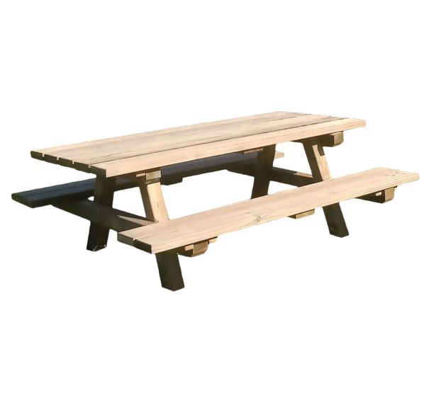 Table de pique nique 2 m pin