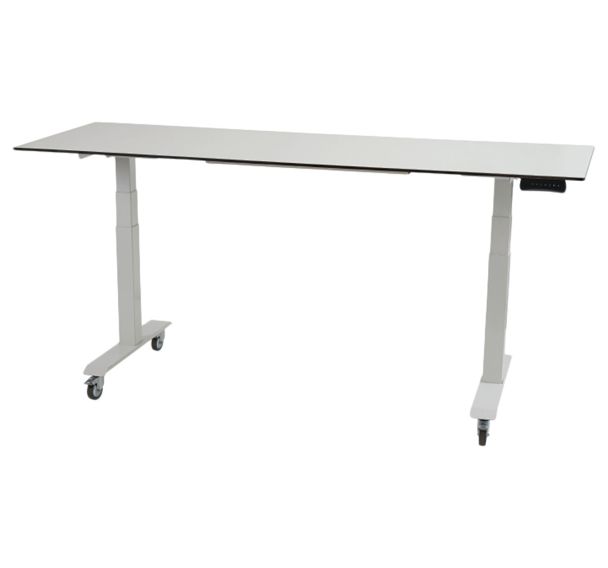 Table de pliage à hauteur variable électrique 2000x700 plateau HPL