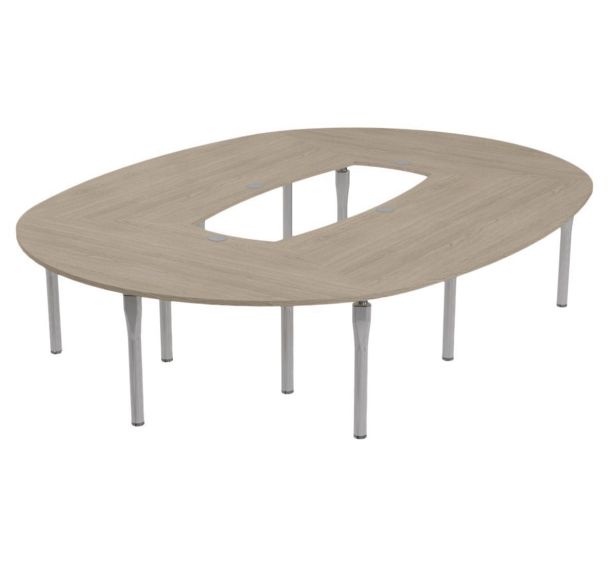 Table de réunion Noga ovale