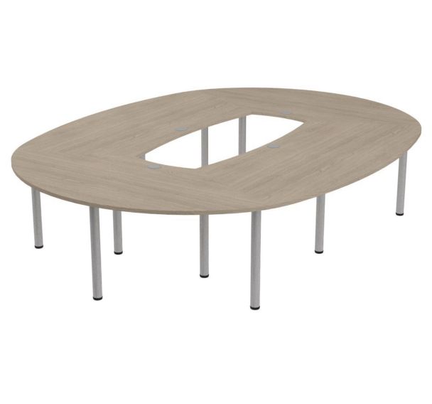 Table de réunion Tubo Ovale