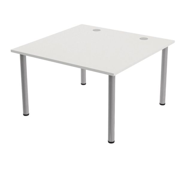 Table de réunion Tubo carrée 120 x 120 cm
