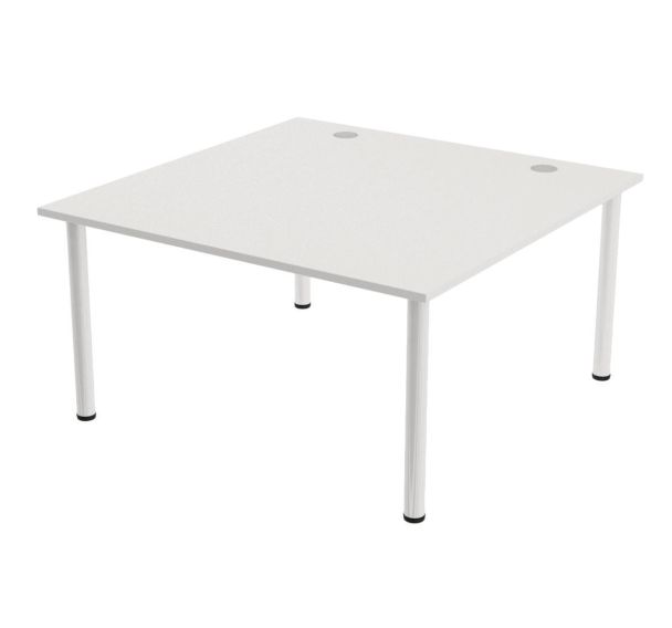 Table de réunion Tubo carrée 140 x 140 cm