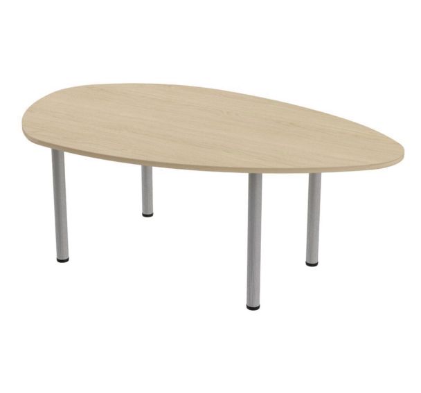 Table de réunion Tubo galet