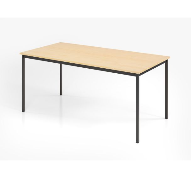Table de réunion à pieds carrés - 160x80 cm - Hammerbacher