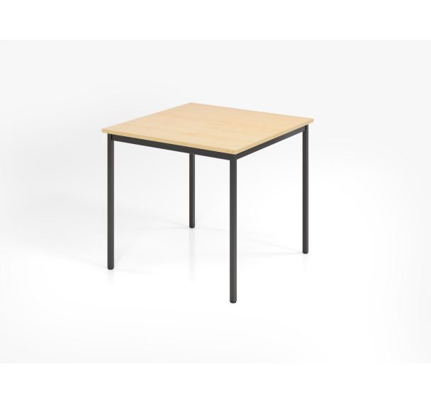 Table de réunion à pieds carrés - 80x80 cm - Hammerbacher