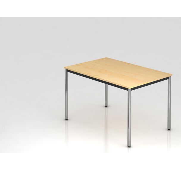 Table de réunion à pieds ronds - 120x80 cm - Hammerbacher