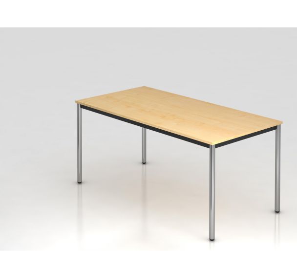 Table de réunion à pieds ronds - 160x80 cm - Hammerbacher