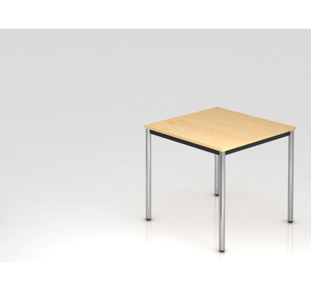 Table de réunion à pieds ronds - 80x80 cm - Hammerbacher