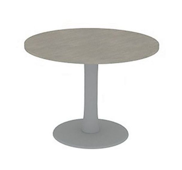 Table de réunion avec plateau ronde diamètre 100 cm - Quadrifoglio