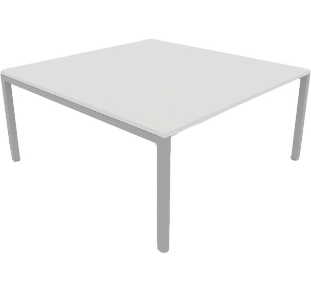 Table de réunion en pied carré de 25mm d'épaisseur Arial - Eol
