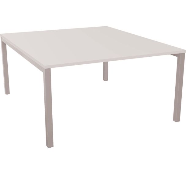 Table de réunion en pied carré de 25mm d'épaisseur Arial - Eol