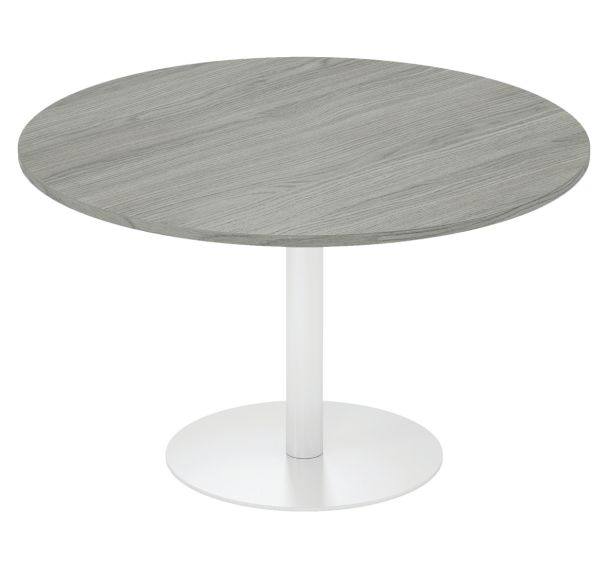 Table de réunion hauteur 72 cm ronde Lila 1 pied embase ronde - MBA