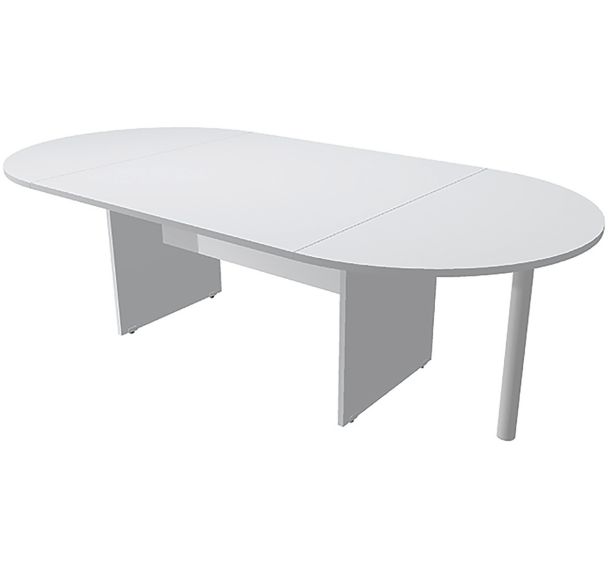 Table de réunion ovale avec pieds renfort métal Fast - Artarredi