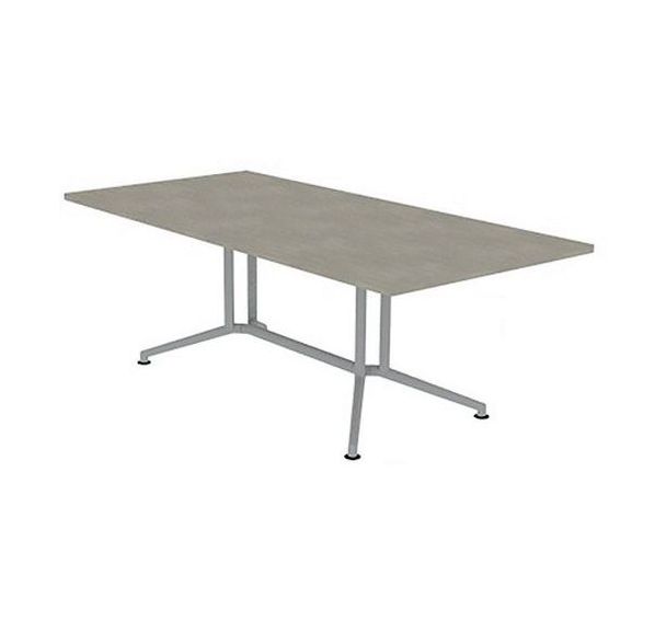 Table de réunion plateau rectangulaire longueur 200 cm - Quadrifoglio