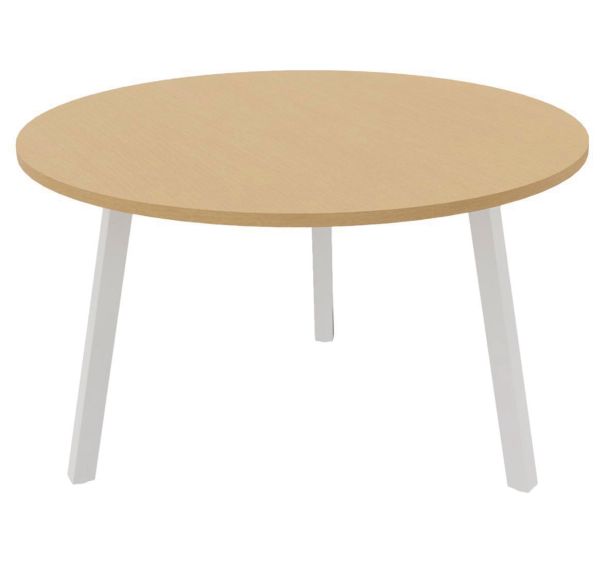 Table de réunion ronde 3 pieds Ø 120 cm Partage