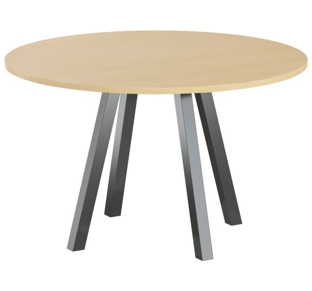 Table de réunion ronde Evan plateau stratifié - MBA