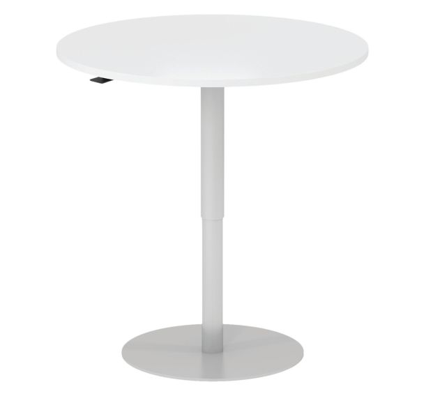 Table de réunion ronde Lila hauteur réglable - MBA