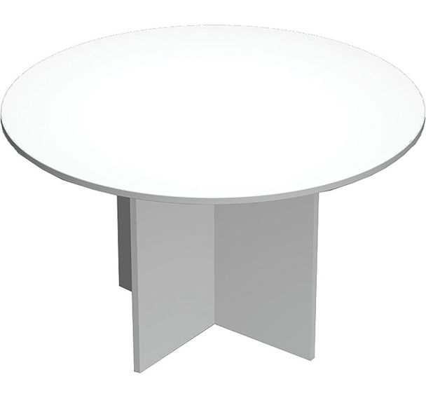 Table de réunion ronde Visual - Pieds croix - Artarredi