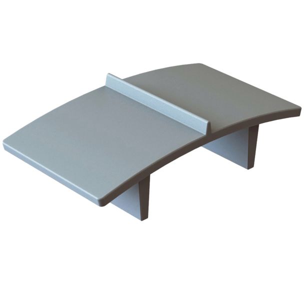 Table de tennis de table béton Tekfoot - gris lisse