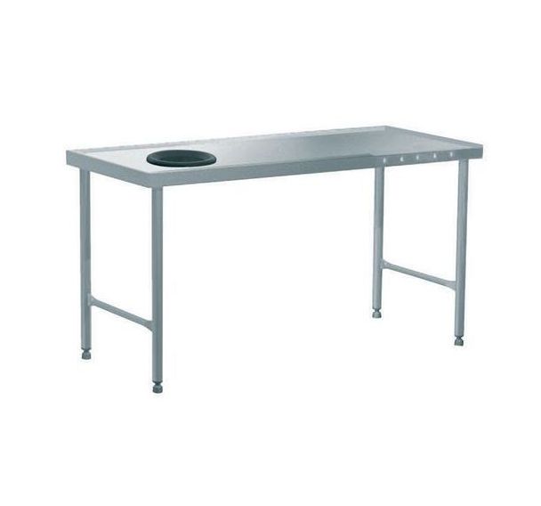 Table de tri avec départ en angle à droite