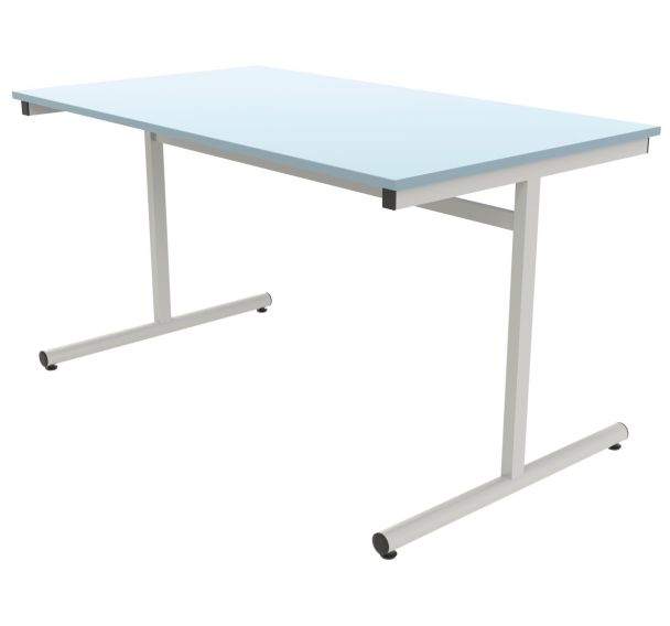 Table dégagement latéral 80 x 80 cm stratifié ABS