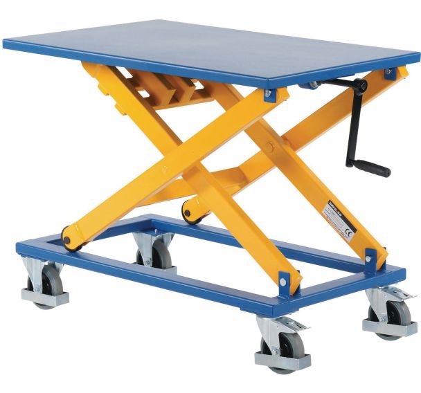 Table élévatrice 300 kg simple ciseaux à manivelle - FIMM