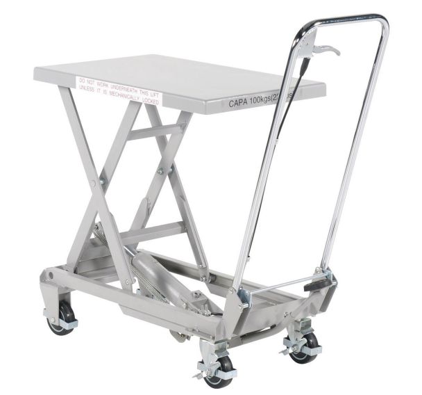 Table élévatrice aluminium simple ciseaux -  100 kg - FIMM