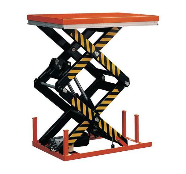 Table élévatrice électrique double ciseaux - Capacité 1000 à 4000 kg