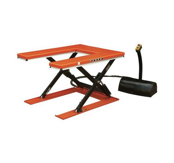 Table élévatrice électrique plateau en U