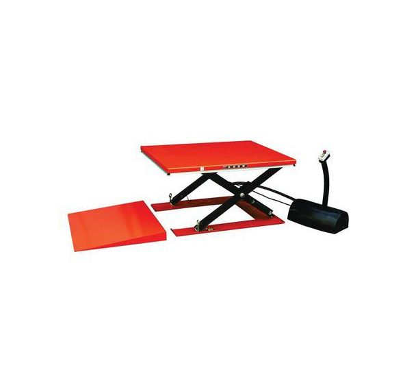 Table élévatrice fixe avec rampe d'accès - Capacité 1000kg