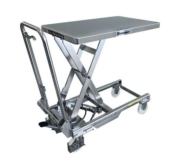 Table élévatrice mobile acier inoxydable - Force 150 à 250 kg